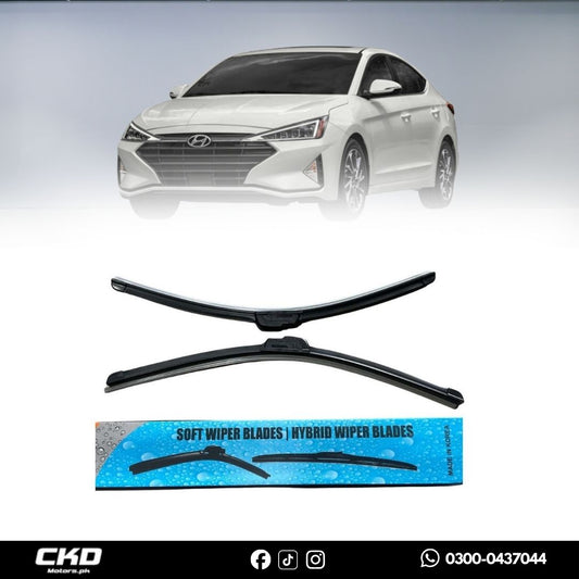 Soft and Hybrid Wiper Blades for Hyundai Elantra 2021-2024