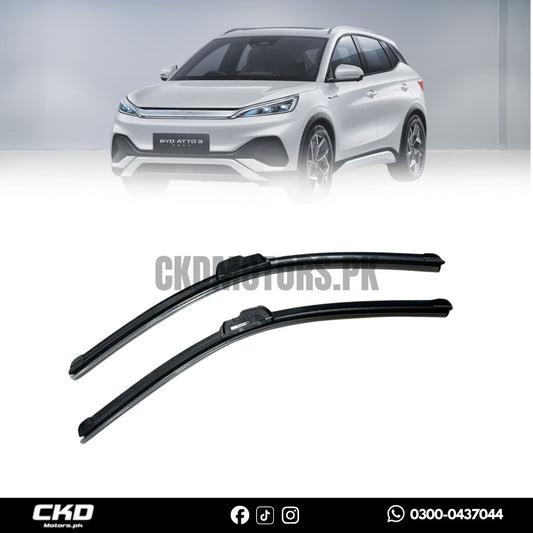 Soft And Hybrid Car Wiper Blades For BYD Atto 3 (2025)