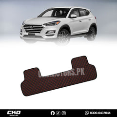 7D floor mats (black And Red texture) Hyundai Tucson 2020-2024
