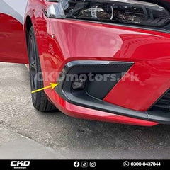 Honda Civic 2022-24 11 Gen Carbon Fiber Fog Lamp Trim
