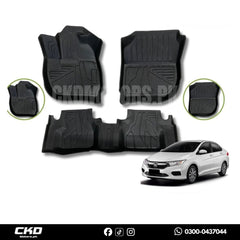 Premium Quality TPE Floor Mats for Honda City 2022–2025