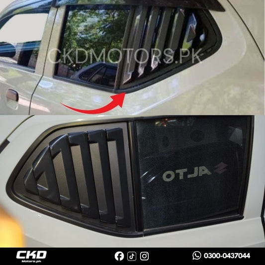 Suzuki Alto Black Quarter Louver For 2019-2025