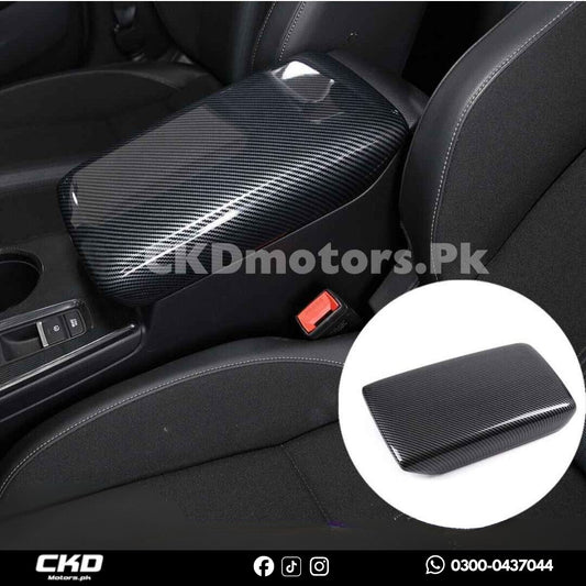 Honda Civic 11 Gen Arm Rest Carbon Fiber Trim | 2022-24