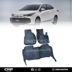 Toyota Yaris 2020-2024 7D Floor Mats
