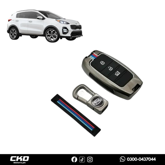 Metal Key Cover For Kia Sportage 2020-2024
