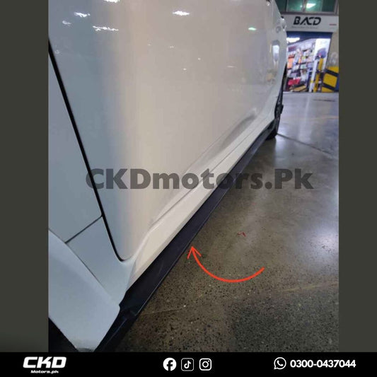 Honda Civic Side Splitters Mat Black