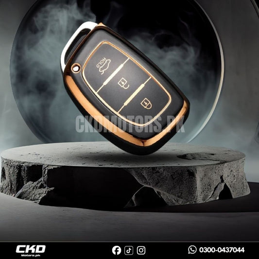 TPU Car Key Cover for Hyundai Elantra 2021-2024