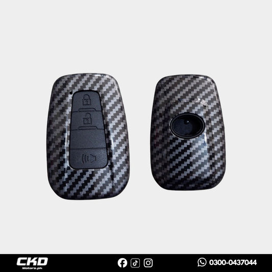 Carbon Fiber Key Cover for Toyota Cross 2022-2025