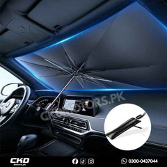 Car Umbrella Sun Shade Cover for Haval H6 (2022–2025) – Foldable Windshield UV & Heat Protection Shield