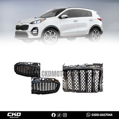 Glossy Front Grill Kia Sportage(2018-2024)