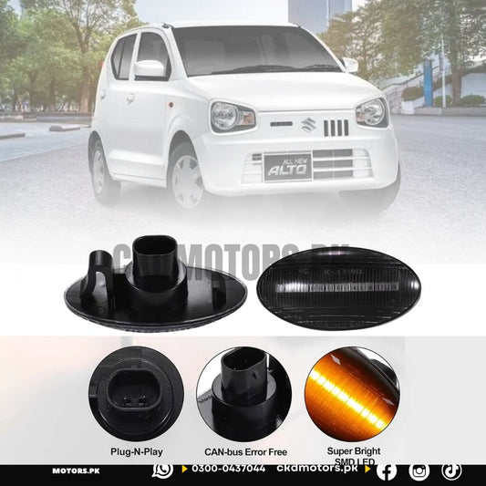 Premium Smoke Black Fender Indicators For Alto 2014-2025