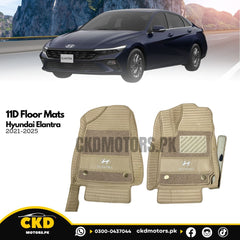 11D Floor Mats For Hyundai Elantra 2024-2025