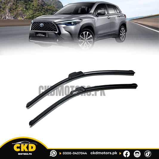 Soft and Hybrid Car Wiper Blades for Toyota Cross 2022-2025