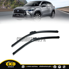 Soft and Hybrid Car Wiper Blades for Toyota Cross 2022-2025