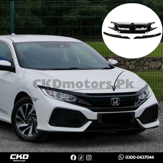 Honda Civic X 2016-2021 Front Turbo Grill