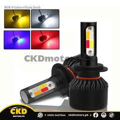 4 Color Fog Light LEDs With Flasher H11