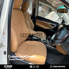 Custom Seat Cover For Toyota Fortuner 2016-2025