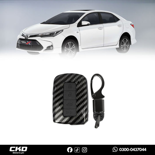 Carbon Fiber Key Cover for Toyota Corolla 2015-2025