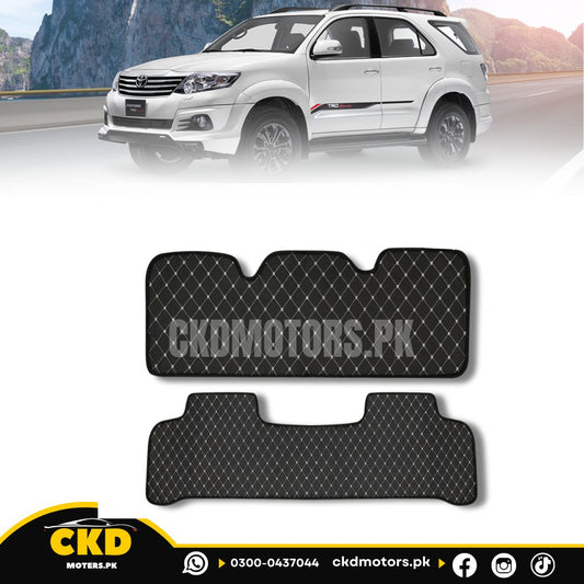 7D Luxury Car Floor Mats For Toyota Fortuner 2012-2015