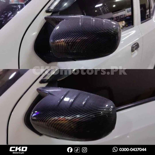 Suzuki Alto 2019-24 Carbon Fiber Batman Style Side Mirrors Covers