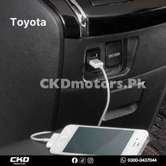 Car USB Socket Charger For Toyota Cars