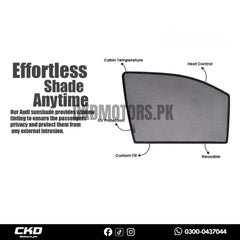 Aura Window Sun Shades for Toyota Fortuner 2012-2015