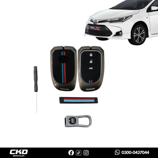 Metal key Cover Toyota Corolla 2015-2025