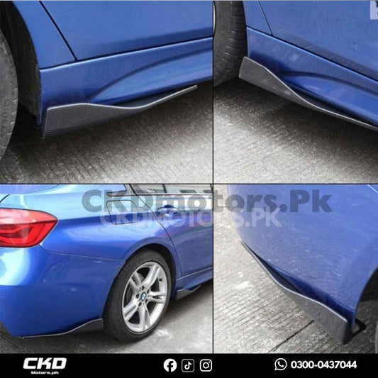 Universal Carbon Fiber Back Splitters/Canards Pair