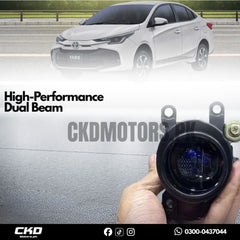 2-Inch BI LED Projector Lights For Toyota Yaris 2020-2025