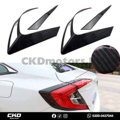 Honda Civic X 2016-21 Carbon Fiber Back Lights Trims