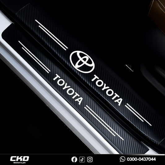 Sill Plate Sticker for Toyota Corolla 2009–2014