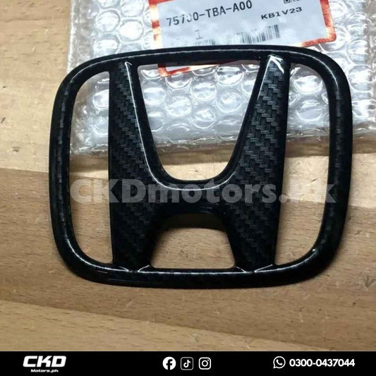 Honda Civic X 2016-21 Carbon Fiber Front & Back Logos