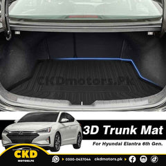 Hyundai Elantra Trunk Mat Premium Quality | 2021-22