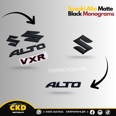 Suzuki Alto Matte Black Monograms
