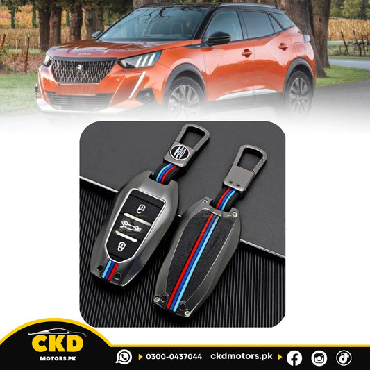 Metal Key Cover For Peugeot 2008