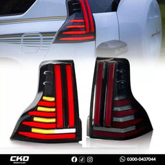 Lexus GX Smoke Led Tail Lights For Toyota Prado 2009-2020