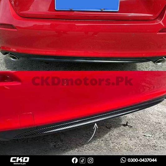 Honda Civic 2022-24 11 Gen Carbon Fiber Back Bumper Trim