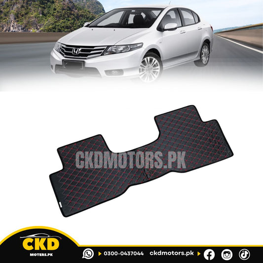 7D Floor Mats  for Honda City 2009-2020 (RED TEXTURE)