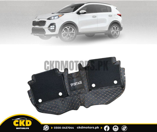 11D Luxury Car Floor Mats for Kia Sportage (2018–2024)