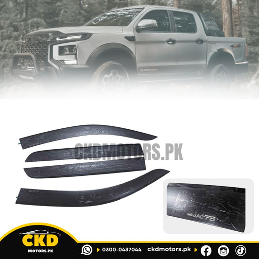 TXR Air Press 4 Pcs with Chrome Sun Visor  For JAC T9 Hunter 2024–2026