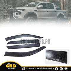 TXR Air Press 4 Pcs with Chrome Sun Visor  For JAC T9 Hunter 2024–2026