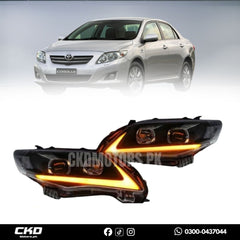 Nike Style Headlights for Toyota Corolla 2009-2014