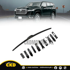 Flat Silicone Wiper Blades For Toyota Land Cruiser 2009-2025