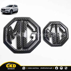 MG HS 2021-24 Carbon Fiber Front & Back Logos