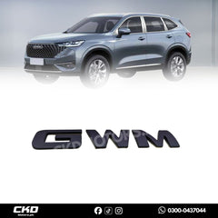 Haval H6 Matte Black Monogram Emblem Logo– Premium Car Badge for a Sporty Look