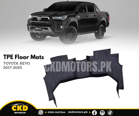 TPE Floor Mats For Toyota Hilux Revo 2017-2025