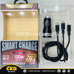 Car Fast Charger 3 in 1 10A