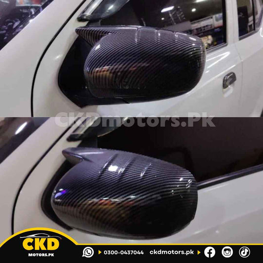 Suzuki Alto 2019-24 Carbon Fiber Batman Style Side Mirrors Covers