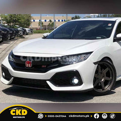 Honda Civic X 2016-21 Si Style Bumpers Version 1