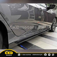 Honda Civic X 2016-21 Carbon Fiber Side Splitter/Canards